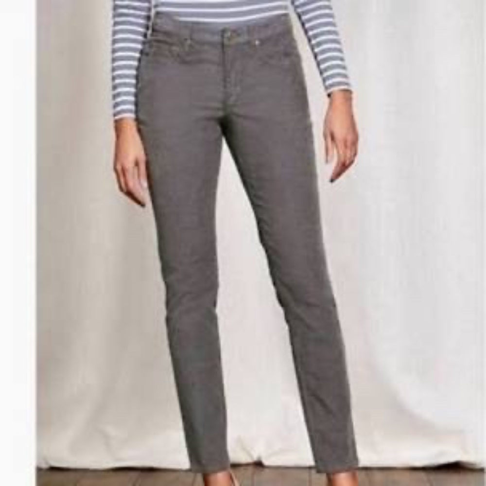 Boden Gray Straight Leg Pants